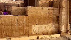 Columnas en Kom Ombo