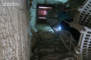 Escalera caracol Cripta Mereruka