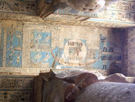 Jerogl&iacute;ficos en el Techo del Templo