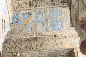 Techo interior Dendera Egipto