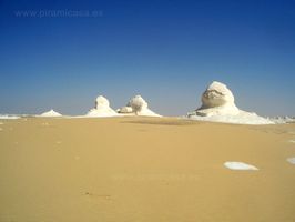 Estatuas naturales blancas