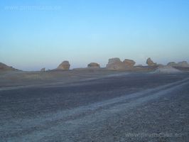 Impresionante imagen desierto Blanco