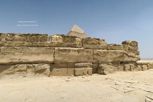 Megalitos de Guiza  pir&aacute;mides de  Egipto