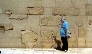 Jerogl&iacute;ficos  en Egipto,  en la  Isla Elefantina