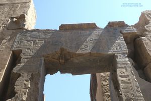Jerogl&iacute;ficos Dintel Templo Karnak