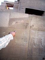 jeroglificos en Kom Ombo