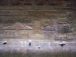 jeroglificos en Kom Ombo