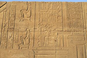 Objetos quir&uacute;rgicos en jerogl&iacute;ficos en Kom Ombo