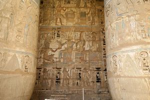 Grabados egipcios Medinet Abu