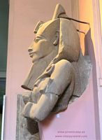 Rostro Akenaton Museo de El Cairo fotos im&aacute;genes