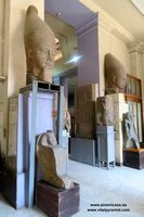 Estatuas rostros Museo de El Cairo fotos im&aacute;genes