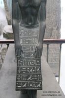 Estela granito jeroglificos Museo de El Cairo escultura iniciado