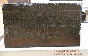 Escena Grabado granito  Museo de El Cairo fotos im&aacute;genes