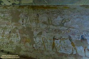 Jerogl&iacute;ficos  cripta del Valle de los Reyea