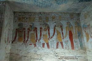 Jerogl&iacute;ficos  cripta del Valle de los Reyea